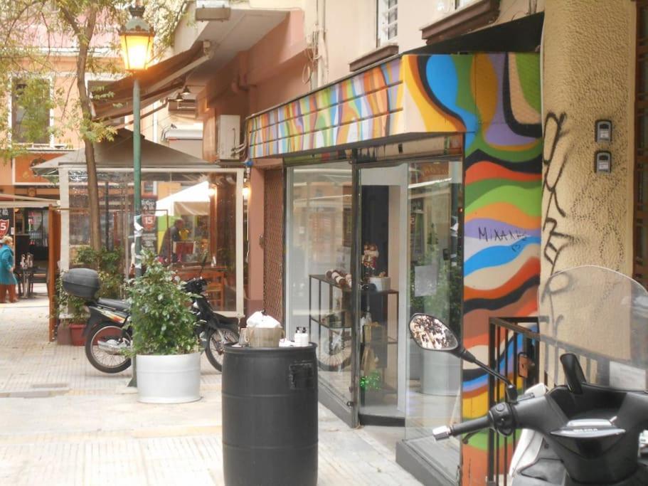 Downtown Quiet Apartment On A Pedestrian Street Athènes Extérieur photo